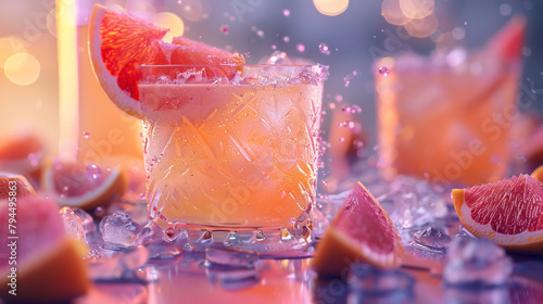 Grapefruit paloma cocktail  