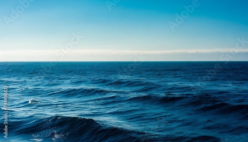dark and blue ocean vast ocean and calm