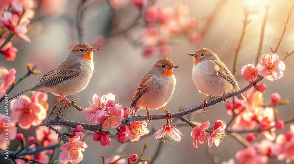 Spring's Songbirds: A Melodic Tapestry of Nature Spring's Songbirds: A Melodic Tapestry of Nature