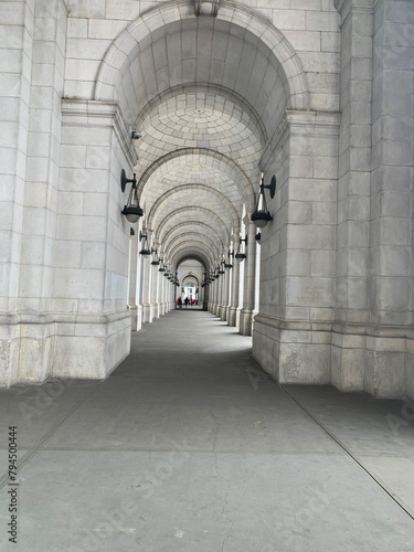 corridor in the town