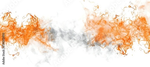 Panel kuchenny z motywem White and Orange Marble Stone Background - A Captivating Fusion of Elegance and Warmth, Perfect for Versatile Design Inspirations