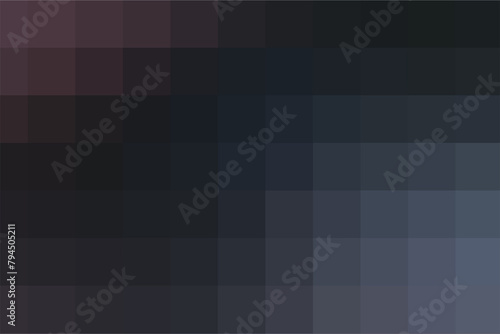 Gradient black background. Abstract texture of the black squares for publication, design, poster, calendar, post, screensaver, wallpaper, postcard, cover, banner, website. Vector illustration