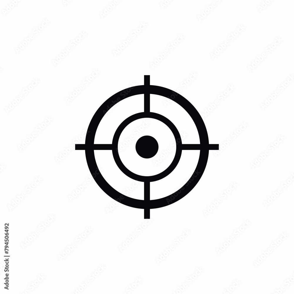 target aim shoot gun icon target aim shoot gun icon