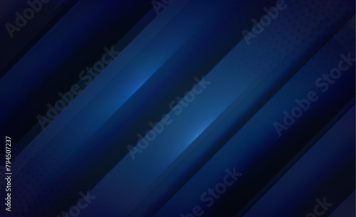 Midnight Blue Soft Vector Gradient Background for Design