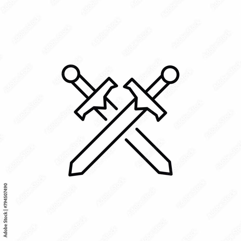 sword weapon cross war icon sword weapon cross war icon