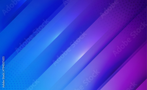 Colorful Blue and Purple Background with Abstract Blurred Gradient Effect