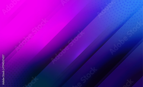 Abstract Purple and Blue Gradient Blurred Background Vector Design