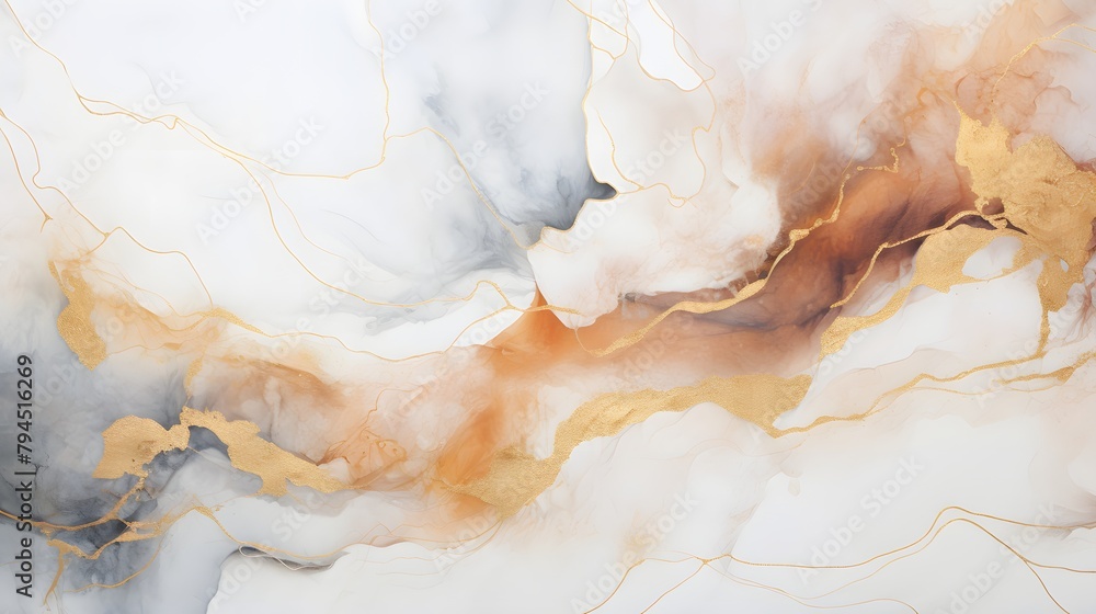 Abstract grey and white liquid background with glitter golden line and splash. Marble alcohol ink, luxury fluid art painting Abstract grey and white liquid background with glitter golden line and splash. Marble alcohol ink, luxury fluid art painting