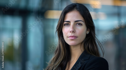 Wallpaper Mural confident professional woman in business attire with a contemplative look Torontodigital.ca