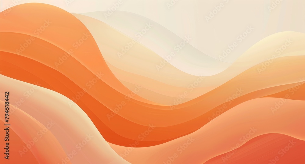 Serene desert landscape with rolling sand dunes Serene desert landscape with rolling sand dunes