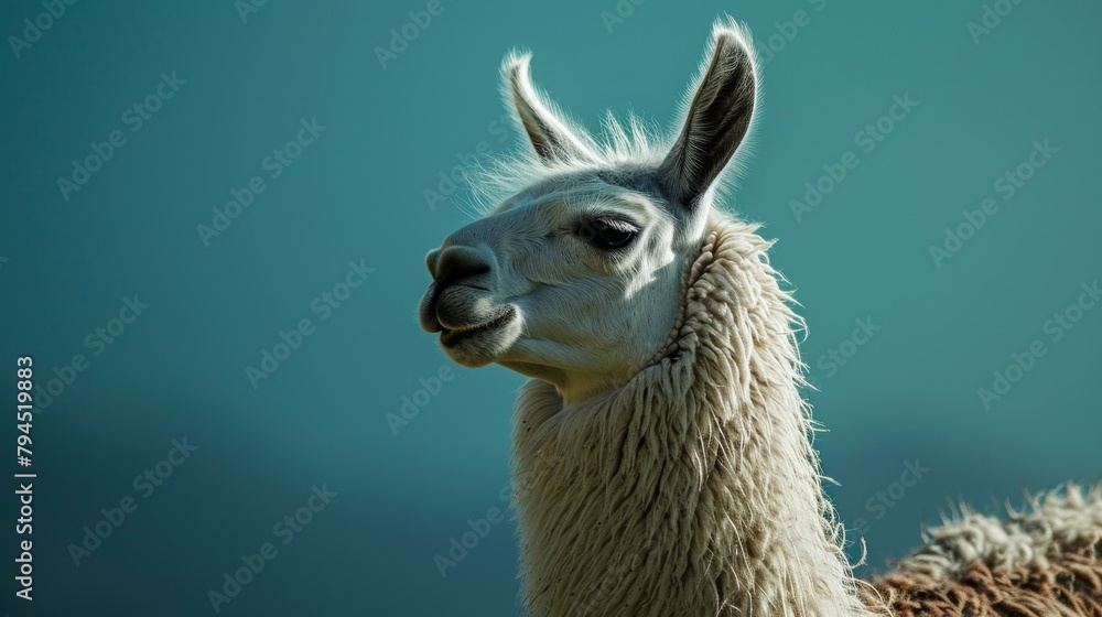 Curious Llama