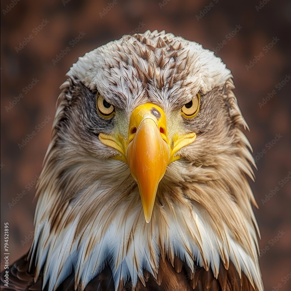 Obraz premium Majestic Bald Eagle Close-Up