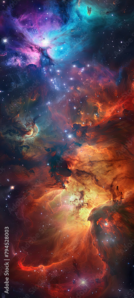 Radiant Cosmos A Burst of Color in the Galaxy Radiant Cosmos A Burst of Color in the Galaxy