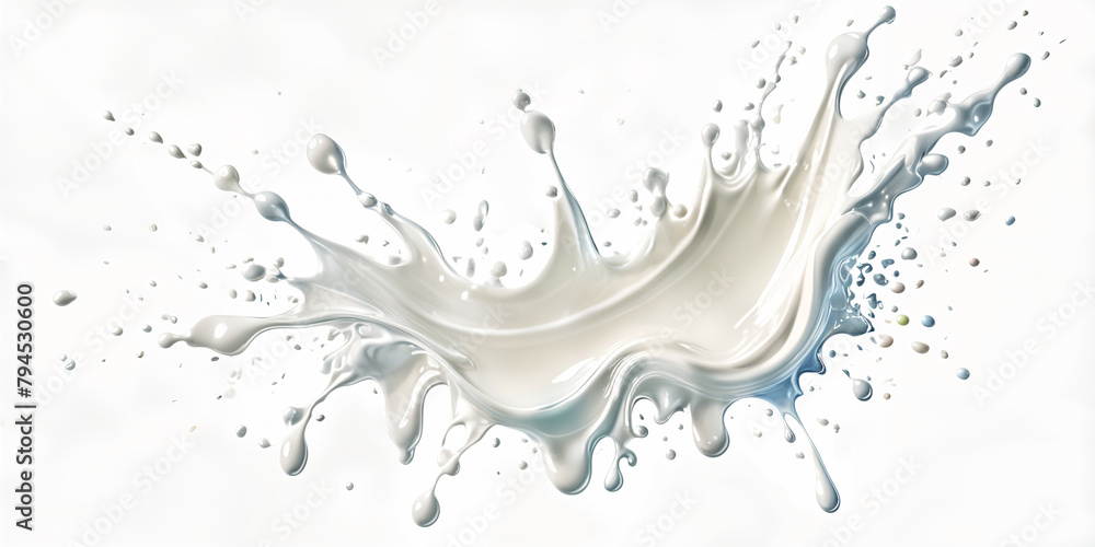 A splash of white liquid against a light background, creating a dynamic and artistic effect. A splash of white liquid against a light background, creating a dynamic and artistic effect.