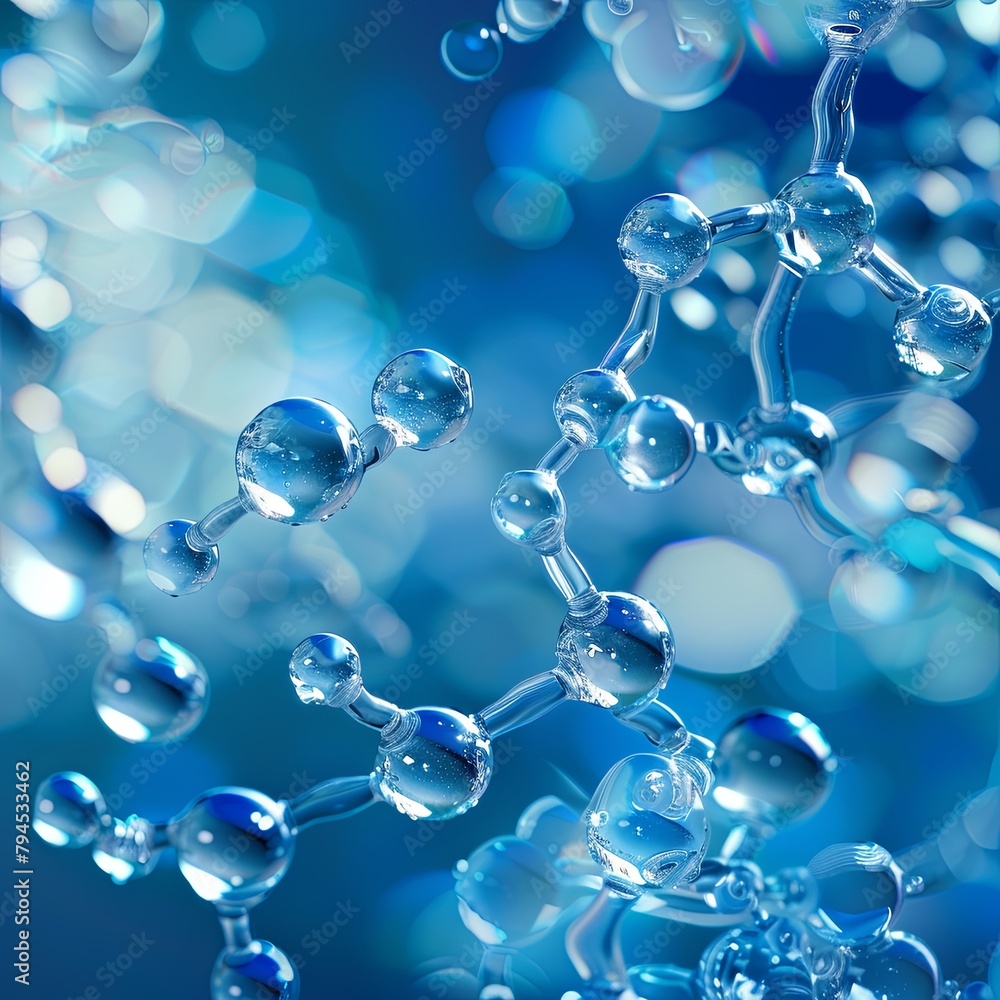 Microscopic Exploration of Water Molecules Abstract Background Microscopic Exploration of Water Molecules Abstract Background