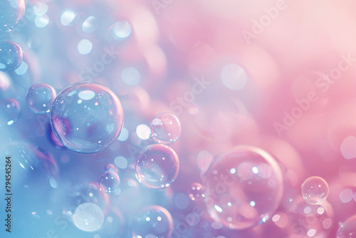 Abstract bubbles background.