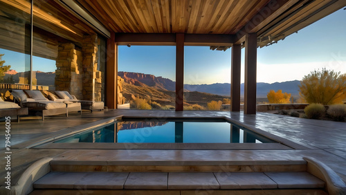 Luxury home with unique architecture in Aspen  Colorado 