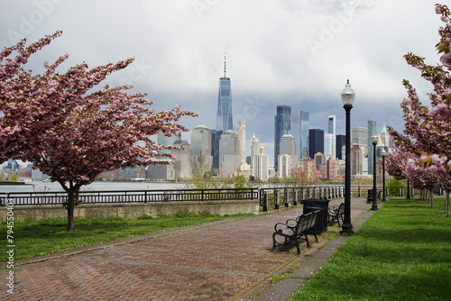 New York seen from Liberty State Park photo