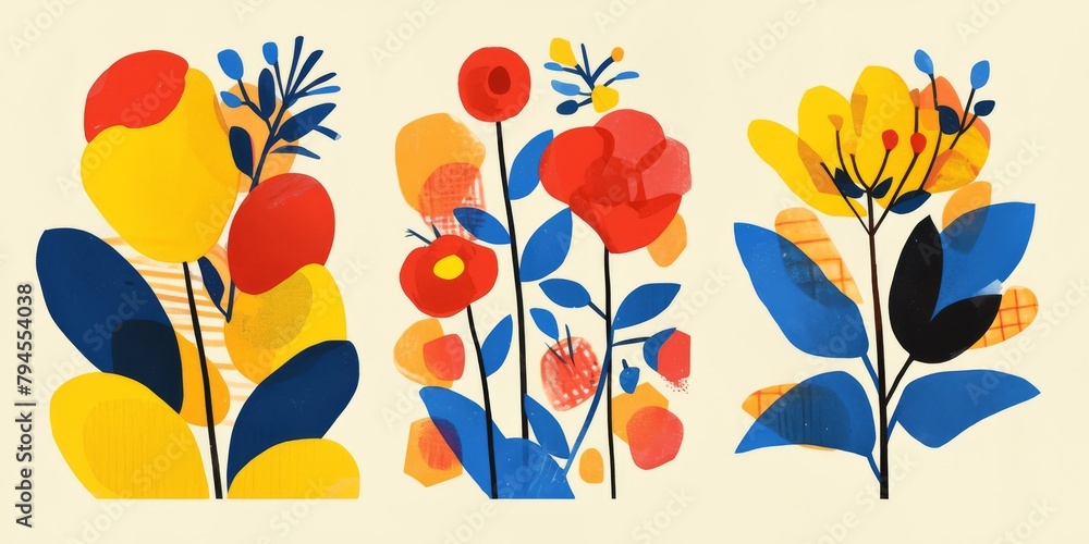 Pop Florals: A Collection of Bold and Graphic Flowers