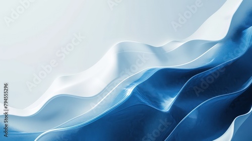 Minimalist simple vector abstract background with soft gradient blue and white color