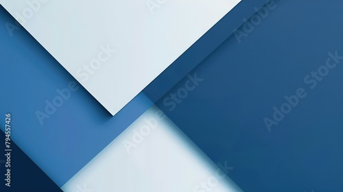 Geometric striped blue abstract background, financial business wallpaper