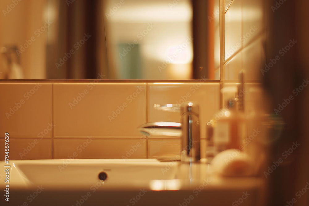 Obraz premium blurred photograph of Bathroom. outoffocus photograph