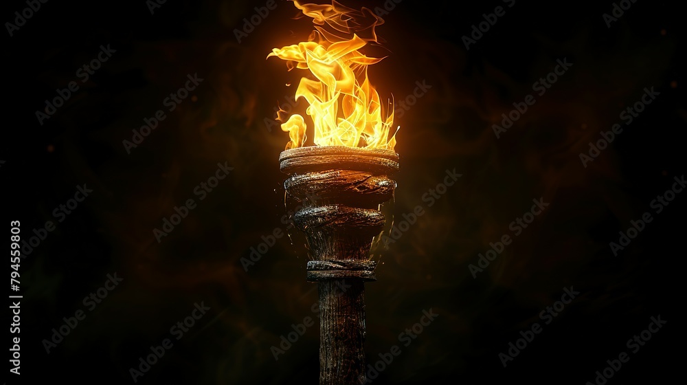 Torchlight Essence: 3D Modeled Medieval Fire Element Torchlight Essence: 3D Modeled Medieval Fire Element