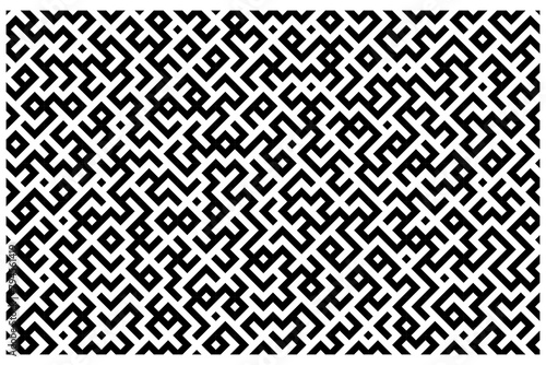 vector illustration of maze pattern background