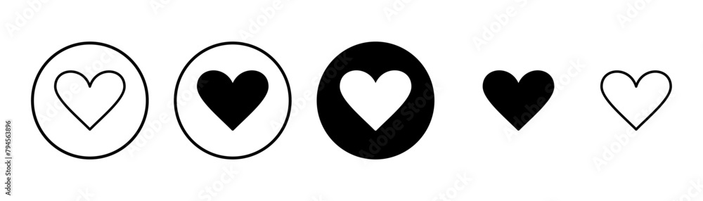 Heart icon vector isolated on white background. Heart vector icon. Like icon vector. Love Heart icon vector isolated on white background. Heart vector icon. Like icon vector. Love