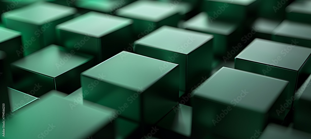 Green Cubic Patterns: Vibrant Ultrawide Banner Background with Geometric Designs for Modern Visual Appeal and Versatile Use in Design Projects Green Cubic Patterns: Vibrant Ultrawide Banner Background with Geometric Designs for Modern Visual Appeal and Versatile Use in Design Projects
