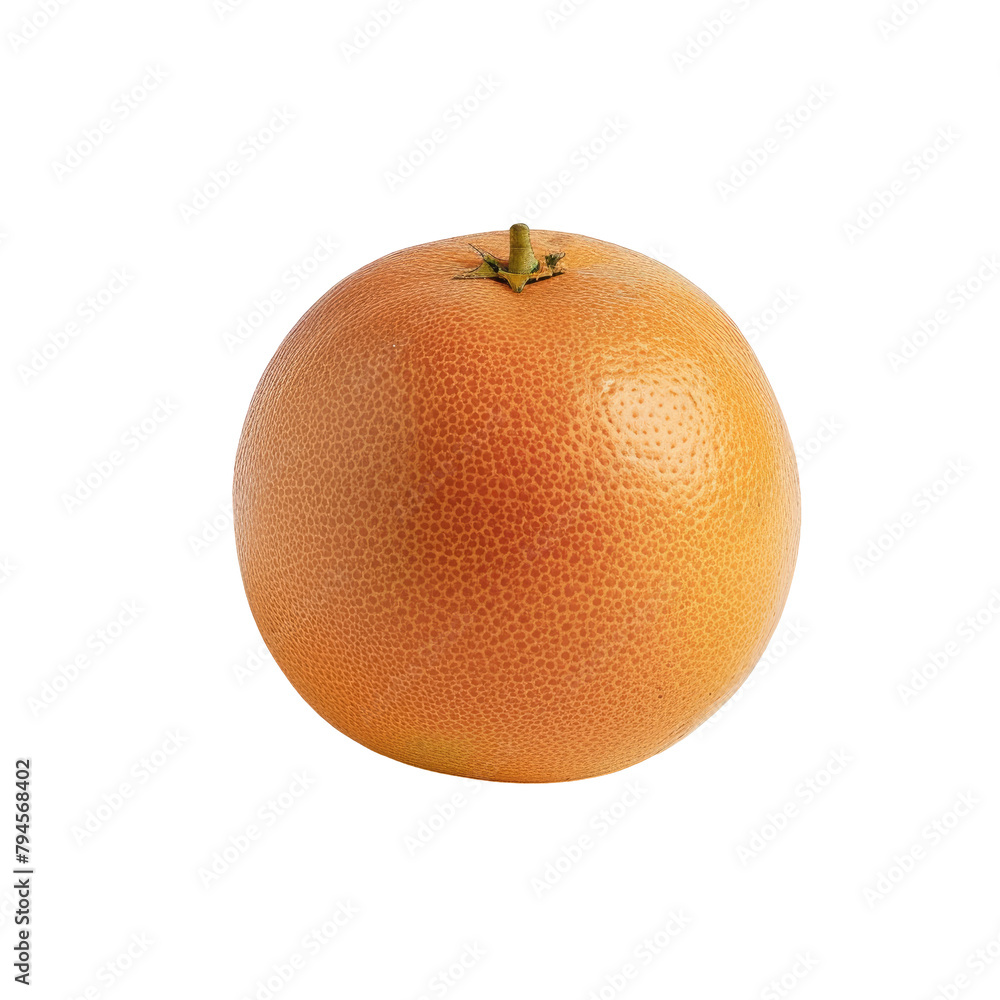 A grapefruit standing tall against a crisp transparent background perfectly isolated on transparent background A grapefruit standing tall against a crisp transparent background perfectly isolated on transparent background