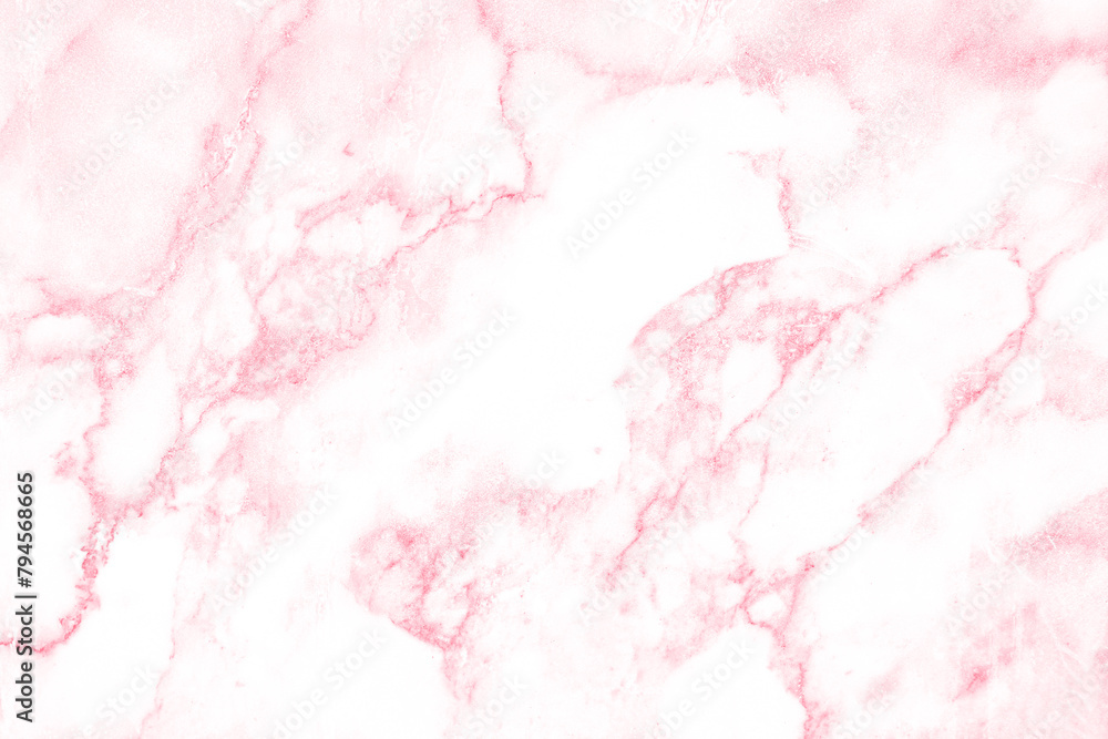 Obraz premium Marble granite white wall surface pink pattern graphic abstract light elegant for do floor ceramic counter texture stone slab smooth tile gray silver backgrounds natural for interior decoration.