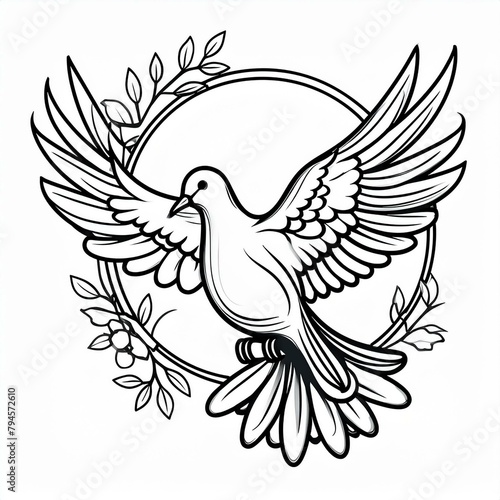 dove of peace illustration
