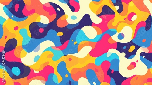 An abstract colorful pattern designed for creating vibrant background textures