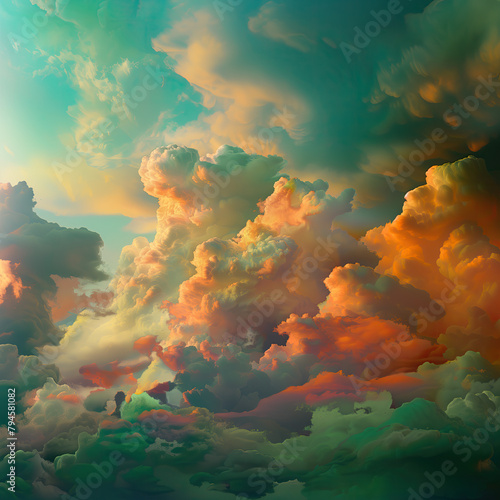 Celestial Wonders: Cloudscapes in Art photo