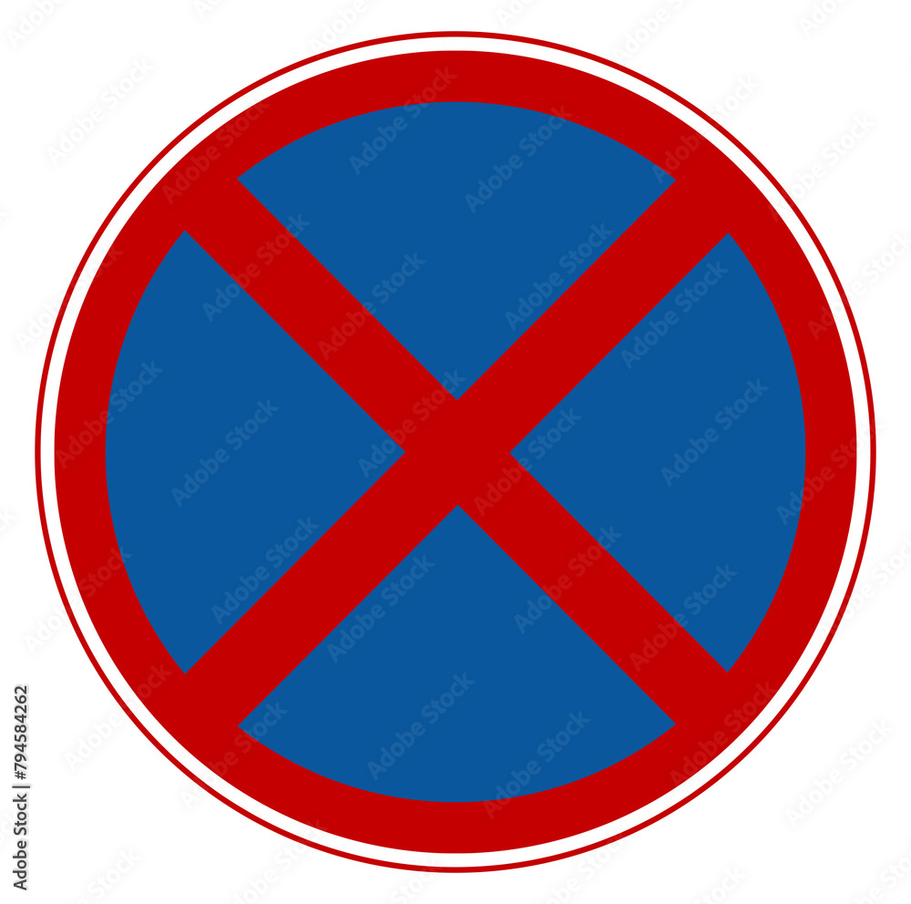 Illustration of a traffic sign. Illustration of a traffic sign.