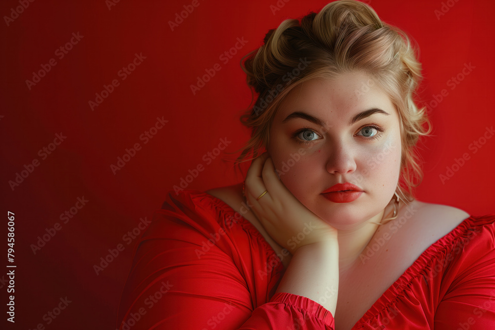 Plus size Woman, Generative Ai Plus size Woman, Generative Ai
