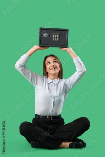 Beautiful young happy woman...