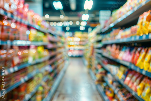 Wallpaper Mural blurred photograph of Store. outoffocus photograph Torontodigital.ca