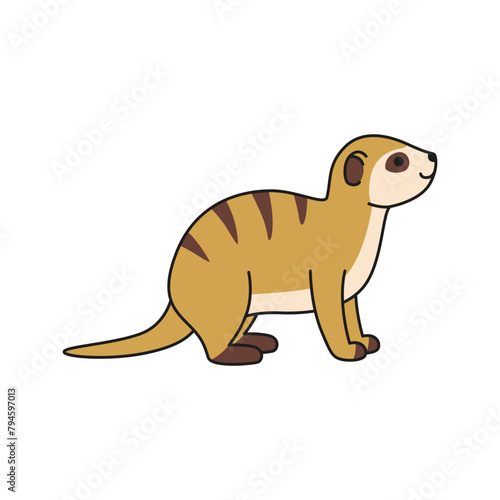 Cute meerkat Illustration