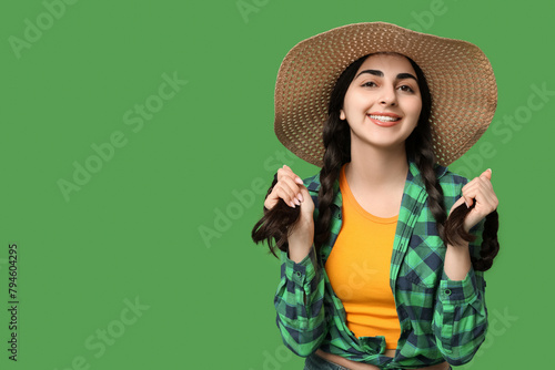 Beautiful young happy woman...