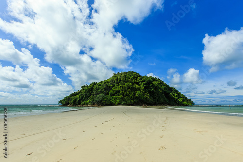 Beautiful beach at Pantai Kelambu, Kudat Sabah, Malaysia photo