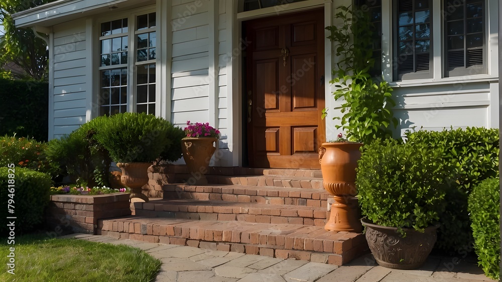Obraz premium entrance of a house