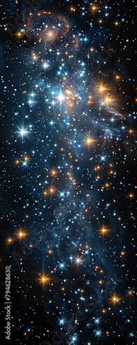 Dark Cosmos Stars Amidst the Shadows