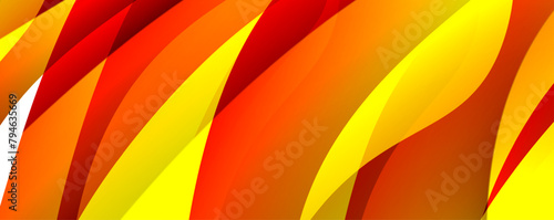 A detailed shot of a vibrant striped background featuring hues of yellow and red, resembling the petals of an orange flower. The pattern captures the beauty of terrestrial plants in macro photography