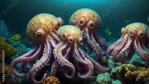 octopas animals,octopus in the sea