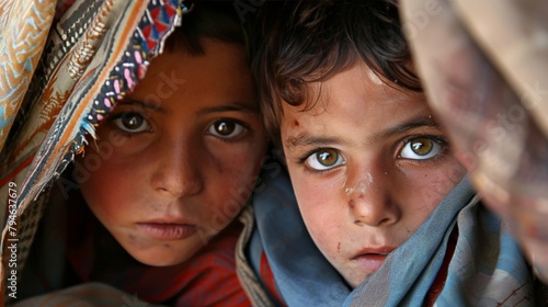 Children orphaned by the effects of armed conflict