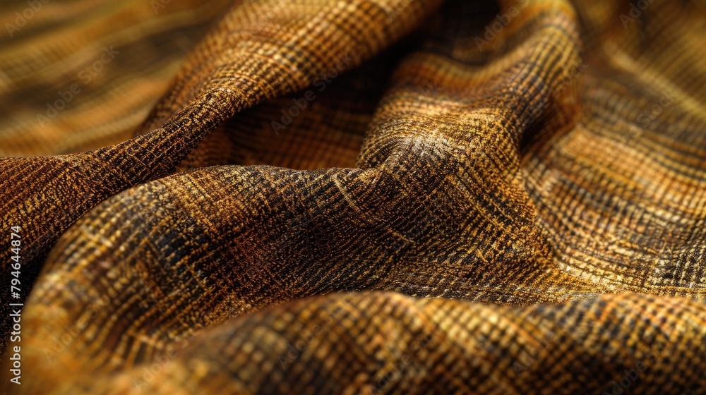 Brown striped fabric studio s macro texture Brown striped fabric studio s macro texture
