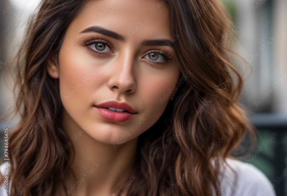 A Portrait Of Breathtakingly Gorgeous, Exotic, Beautiful Woman.
A Portrait Of Breathtakingly Gorgeous, Exotic, Beautiful Woman.