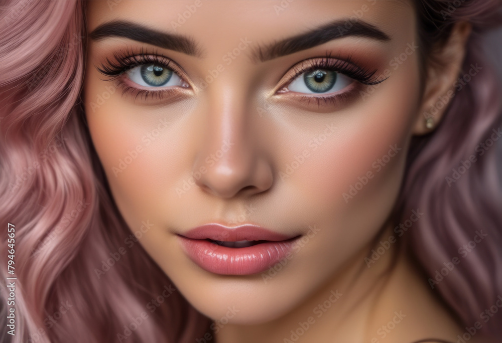 A Portrait Of Breathtakingly Gorgeous, Exotic, Beautiful Woman.
A Portrait Of Breathtakingly Gorgeous, Exotic, Beautiful Woman.